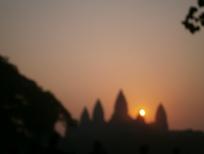 sun rise at Angkor Wat